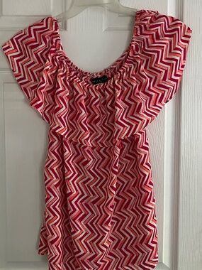 Simply Styled by Sears Pink Top Size L